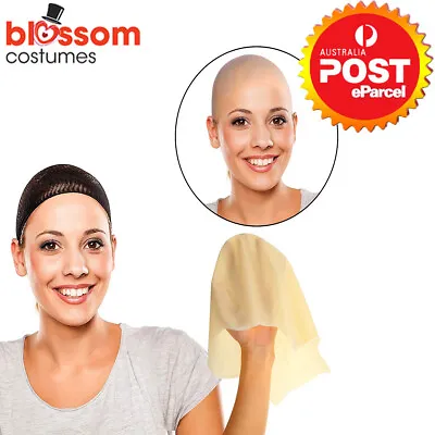 N729 Bald Skin Head Unisex Funny Skinhead Dress Fancy Costume Latex Wig Adult • $16.50