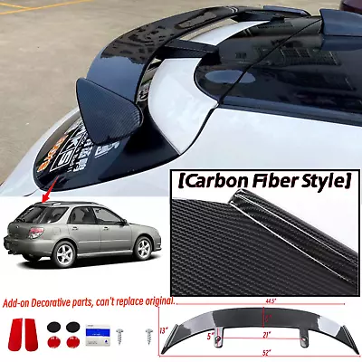 Fit For Subaru Impreza 2002-2007 Universal Carbon Fiber Style Rear Roof Spoiler • $88.52