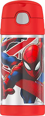 Thermos Funtainer Vacuum Insulated Drink Bottle Spiderman F40120SP6AUS • $30.49