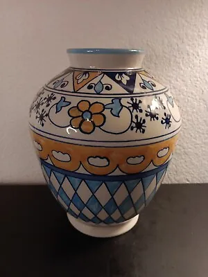 £148.50 • Buy GORGEOUS VTG Circa 1960 Folk Art 12  Moroccan Ceramic Vase.