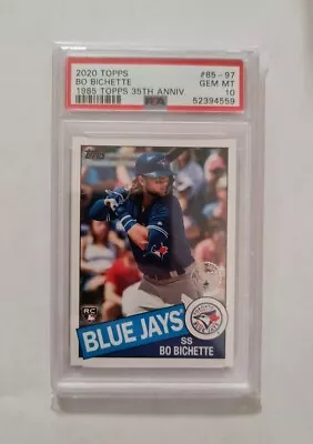 2020 Topps Baseball - Bo Bichette Toronto Blue Jays - 1985 35th Anniv. PSA 10 • $5