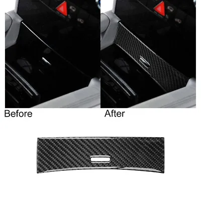 For Benz ML Class 2006-11 Carbon Fiber Center Storage Box Interior Cover Trim • $10.67