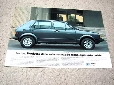 1975 Mexican Volkswagen Caribe Sales Brochure • $3.99