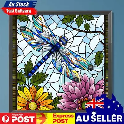 $10.86 • Buy 5D DIY Full Round Drill Diamond Painting Dragonfly Kit Home Decoration Art Craft