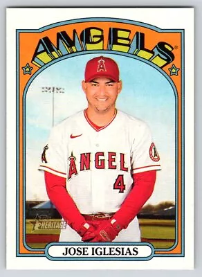 Jose Iglesias 2021 Topps Heritage High Number #640 Los Angeles Angels • $1.45