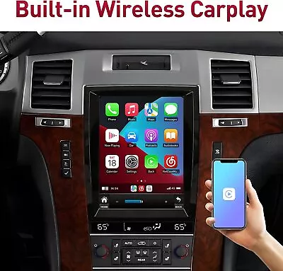 9.7 For 2007-2014 Cadillac Escalade Carplay Android 12 Car Stereo Radio Gps Navi • $189