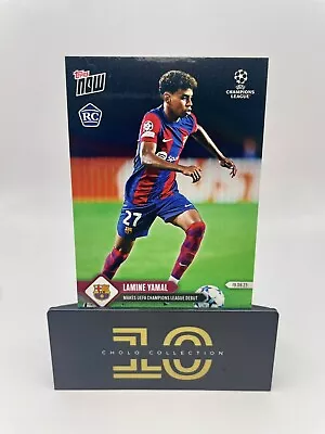Lamine Yamal Rookie Card - Makes UEFA Champions League Debut - Topps Now #9 • $10