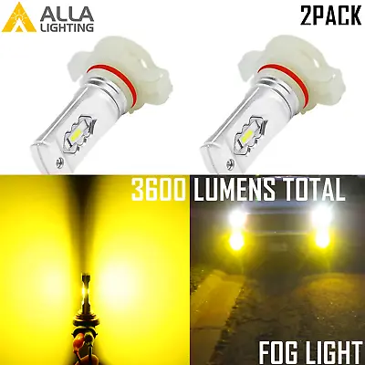 Alla Lighting PSX24W 2504 LED Driving Fog Light|DRL Bulb 3000K Golden Yellow VS • $19.99