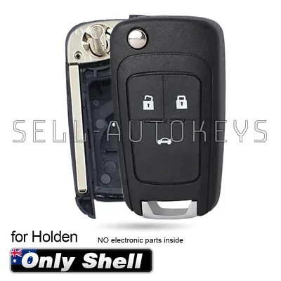 $9 • Buy For Holden Barina Cruze Trax 3 Buttons Flip Remote Car Key Blank Shell Case Fob
