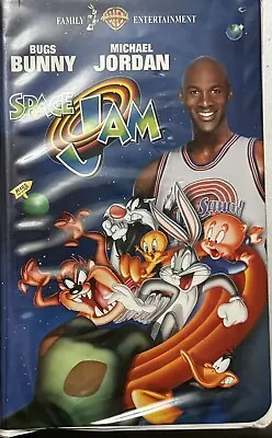 Space Jam VHS Tape Michael Jordan Bugs Bunny With Collectible MJ Coin 1997 • $14.99