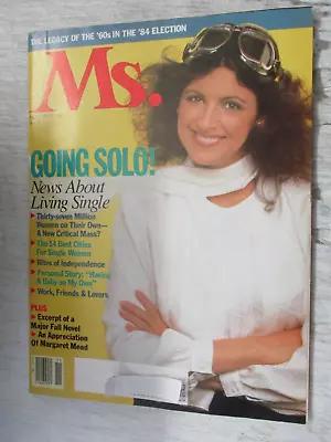 Ms. Magazine November 1984 Living Single Women In Nicaragua Women's Feminism • $14.95