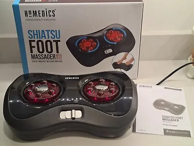 Homedics Shiatsu Foot Massager With Soothing Heat Fm-s 100h-gb • £49.99