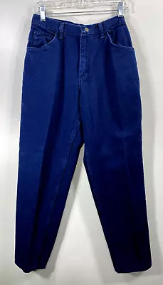 True Vintage Gitano Size 10P Medium Rinse High Rise Straight Leg Blue Jeans USA • $20