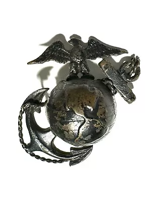 M1912 USMC EGA Officer Service Cover Emblem Marine Corps Asymmetrical Wing • $500