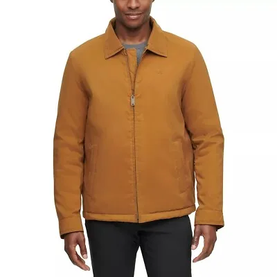 $75 • Buy Dockers Men's $120 Microtwill Golf Jacket In Vicuna Size Large NEW WITH TAGS 