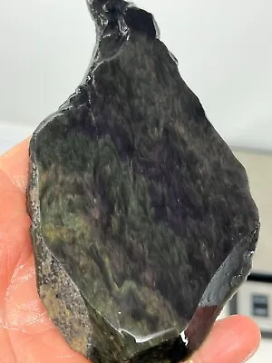 Velvet Aka Peacock Obsidian End Cut Slab Lapidary Cabbing Carving Chakra Reiki • $24