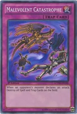 Malevolent Catastrophe - LCYW-EN148 - Super Rare 1st Edition Yugioh • $1.93