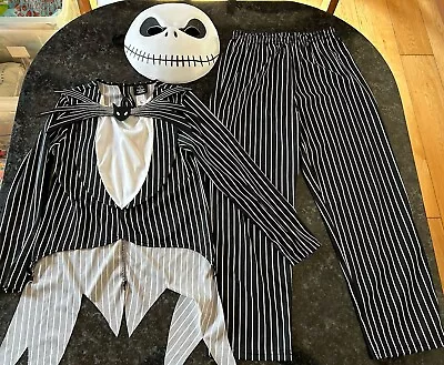 Preloved 💙 Age 7-8 Yrs Kids Costume / Fancy Dress Tu Disney Jack Skellington 💀 • £5