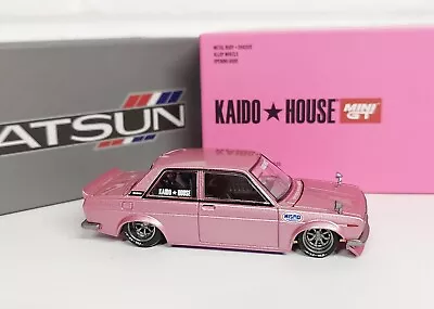 TSM Mini GT Kaidohouse 1/64 Datsun 510 Street Nismo V1 - KHMG091 OPENED • £21.99