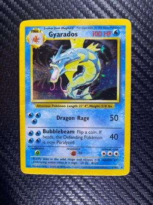 £5.50 • Buy 🔥 Gyarados 6/102 🔥 Mint/Near MintOriginal Base Set Holo Rare Pokemon Card 1999