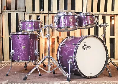 Gretsch USA Custom Purple Glass Drum Set (No Snare) - 22101216 - SO#1282165 • $4363