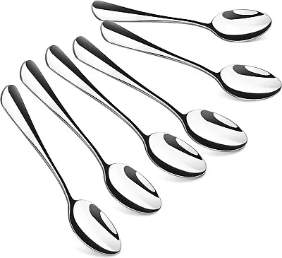 Small Spoons 6 Pcs Demitasse Espresso Spoons Mini Coffee Spoon Stainless Steel T • $9.85
