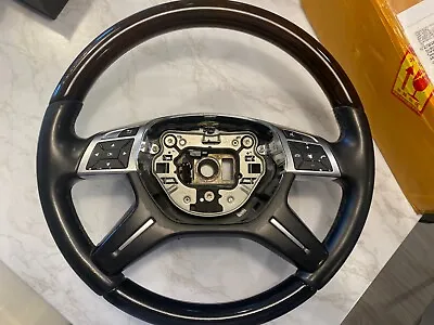 2012-2016 Mercedes-Benz X166 GL450 ML550 Steering Wheel W/ Paddle Shifters OEM • $175