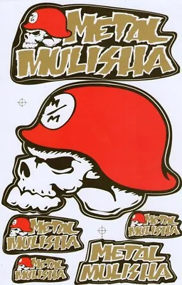 New Metal Mulisha Motocross Racing Graphic Stickers/decals. 1 Sheet St88 • $3.99