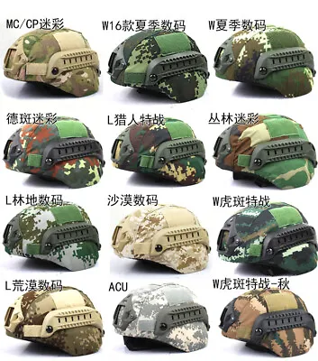 New Hunting Tactical Camouflage Helmet Cover Skin For Tactical MICH 2000 Helmet • $13.66