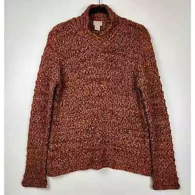 Sigrid Olsen Sport Sweater Womens Medium V Neck Heavy Knit • $15.85