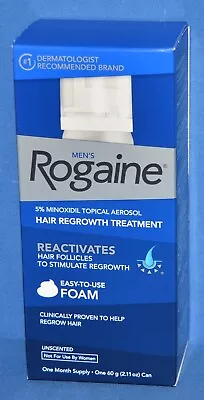 MEN'S Rogaine 5% Minoxidil Topical Aerosol 1 Month Supply • $14.90