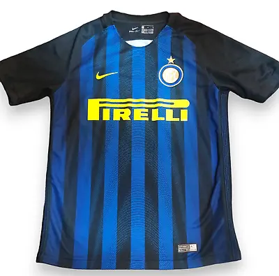 CHILDREN INTERNAZIONALE INTER MILAN 2016-2017 HOME FOOTBALL SHIRT JERSEY 12-13yr • £29.99