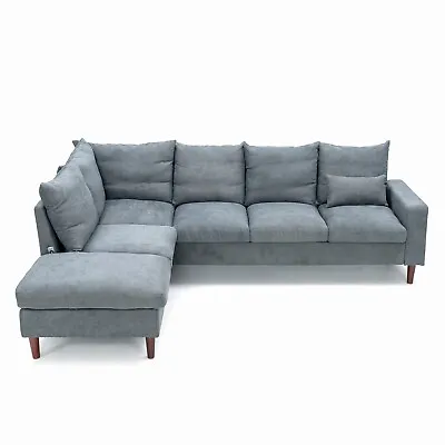 7 Seater Modular Sectional Sofa Couch L Shape Corner With USB Port Chaise • $539.99