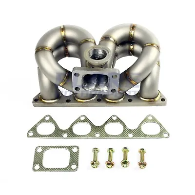 Exhaust Turbo Manifold For Honda / Acura B16/B18 B-Series T3 Ram Horn 44mm WG • $369.90