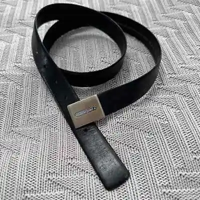 Vintage YSL Black Leather Belt • $175