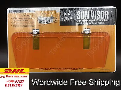 Vtg Style Clip-On Orange Sun Visor For: Volvo 164122SP1800 SP1800 E1800 ES • $44.99