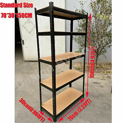 Adjustable Storage Garage Shelves Rack 5 Level Heavy Duty Steel Metal Shelf Unit • $48.78