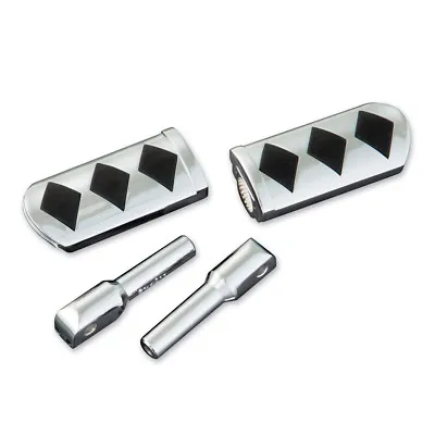 Diamond Slider Foot Pegs Fits Honda VT600 Spirt Sabre Ace 21-421K Show Chrome X7 • $62.09