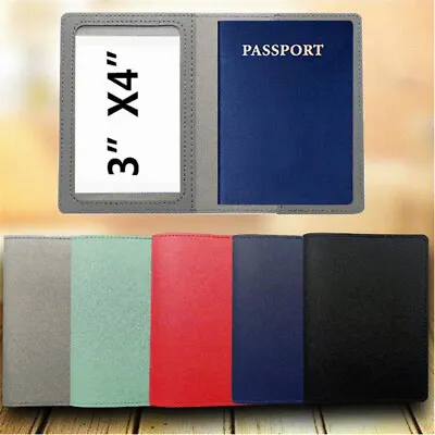 $10.91 • Buy Women Men Passport Cover ID Credit Card Passport Holder Packet Wallet Purse Bags