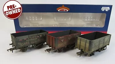 OO Gauge Bachmann 37-095 Set Of 3 Northern Private Owner Wagons Weathered • £39.95