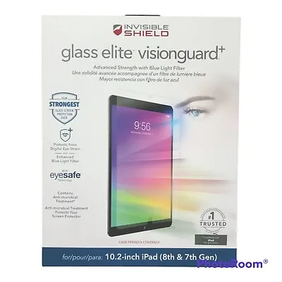 $22.96 • Buy ZAGG InvisibleShield Glass Elite VisionGuard+ Blue Light Filter Protector 10.2”