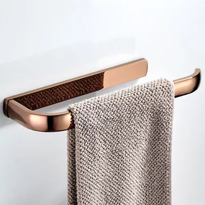 Bathroom Wall Mounted Brass Towel Rack Hand Towel Ring Single Bar Holder Hanger  • $38.84