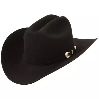 Larry Mahan Imperial Mink Black 1000X - Hat Felts - Mf1M65Impe40 • $2649.95