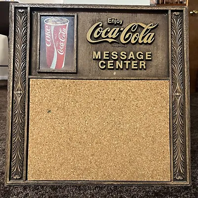 Rare Vintage Coca-Cola Message Center Board Restaurant￼ ￼Sign Menu EX • $115