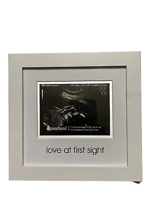 Pearhead Sonogram Picture Frame Love At First Sight Baby Ultrasound Photo • $9.45