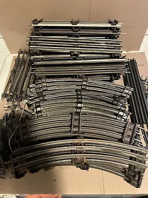 Vintage Lot 90 LIONEL AMERICAN FLYER MARX MIXED O Metal Train Tracks 34 Clips • $54.99