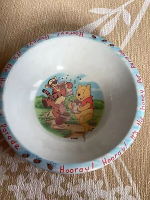 Disney Winnie The Pooh Childrens Melamine Bowl Cole &Mason Tigger Piglet Vintage • £13.99