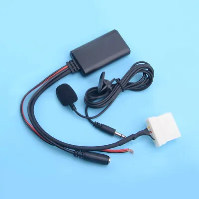 Car Stereo Radio AUX Audio Cable Adapter Bluetooth Microphone Fit For Mazda 5 6 • $14.22
