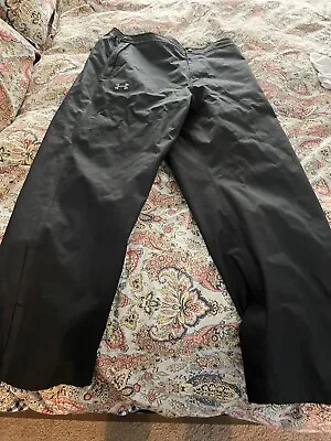 Under Armour Mens UA Elements Rain Pants Waterproof Golf Trousers Mens XL • $85