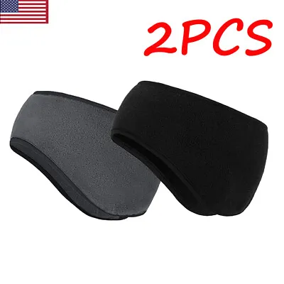 2PACK Ear Warmers Cover Headband Winter Fleece Ear Muffs For Men Women Headwrap • $9.99